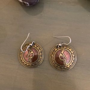 Kokopeli earrings